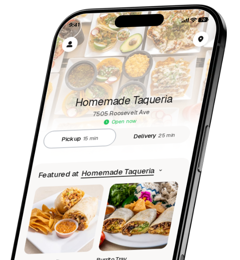 Homemade Taqueria app preview